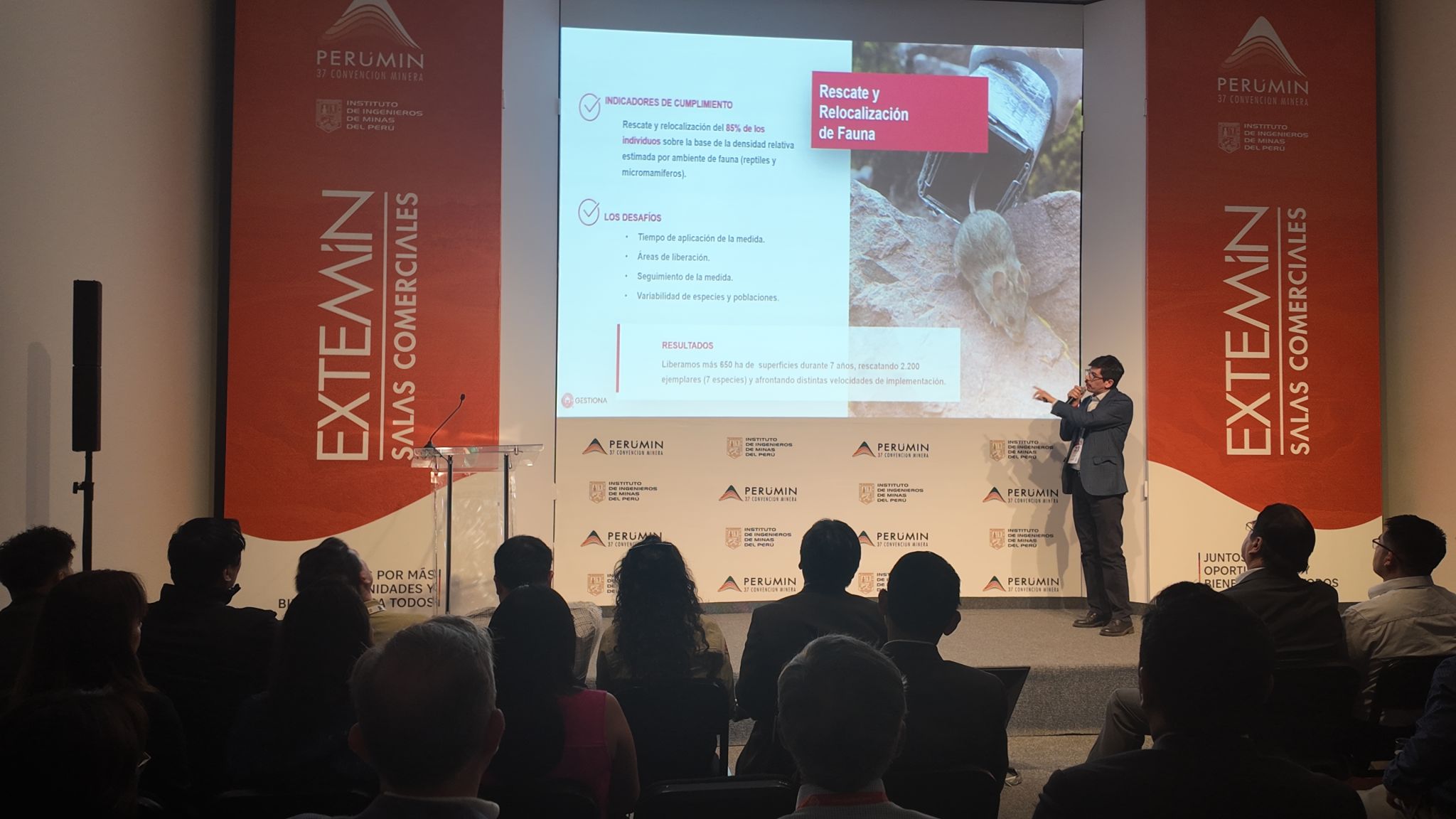 Gestiona presenta charla de Gestión Ambiental en Perumin 37